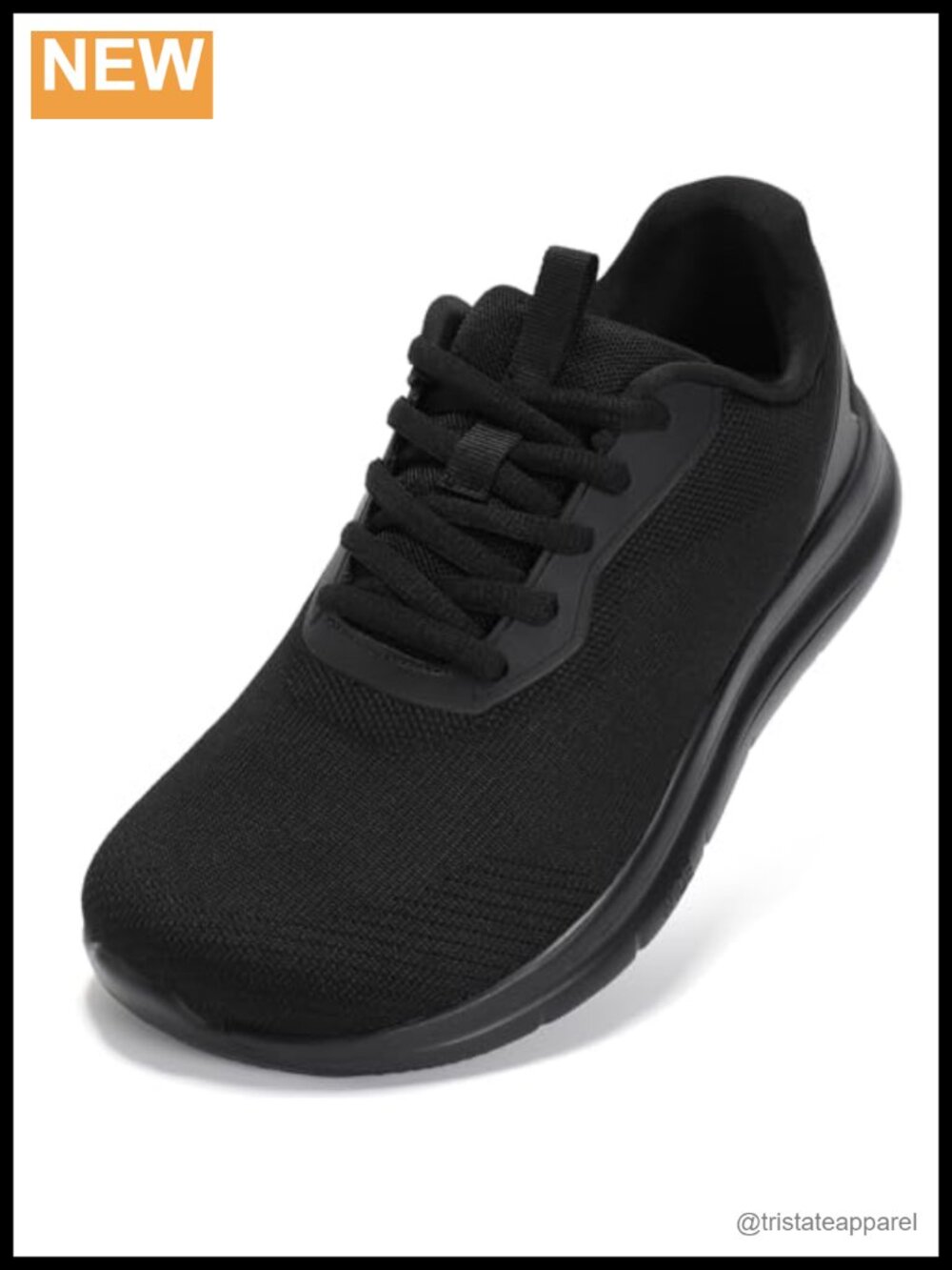 Women's Wide Toe Box Walking Shoes Lace-Up Breathable Mesh Sneakers